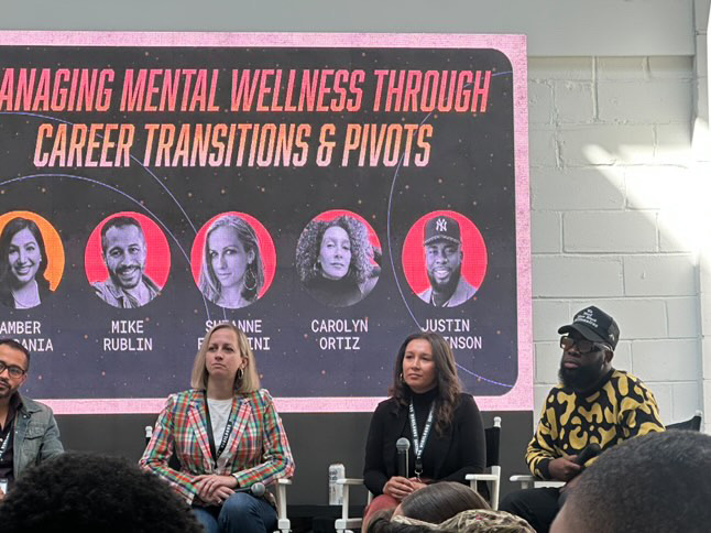 Carolyn Ortiz on the Managing Mental Wellness Through Career Transitions & Pivots panel
